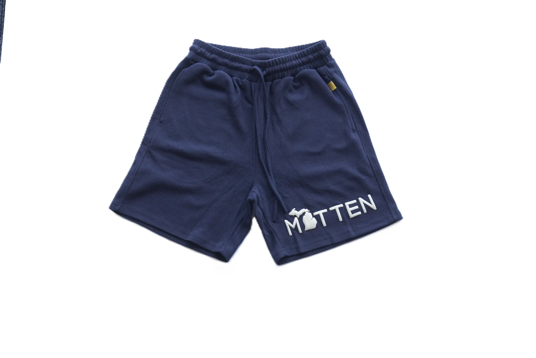 Classic 3 Waffle Shorts Navy