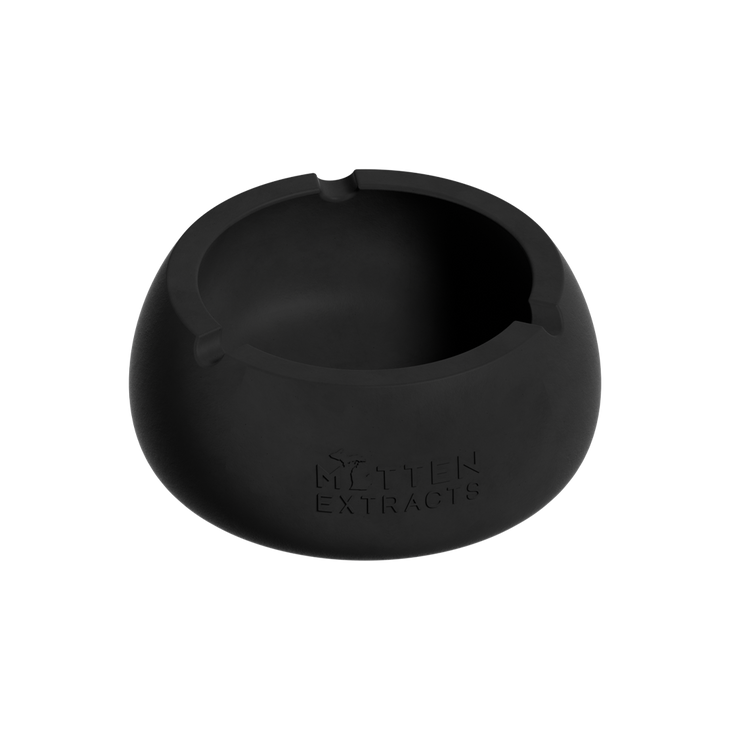 Classic Concrete Ashtray Black