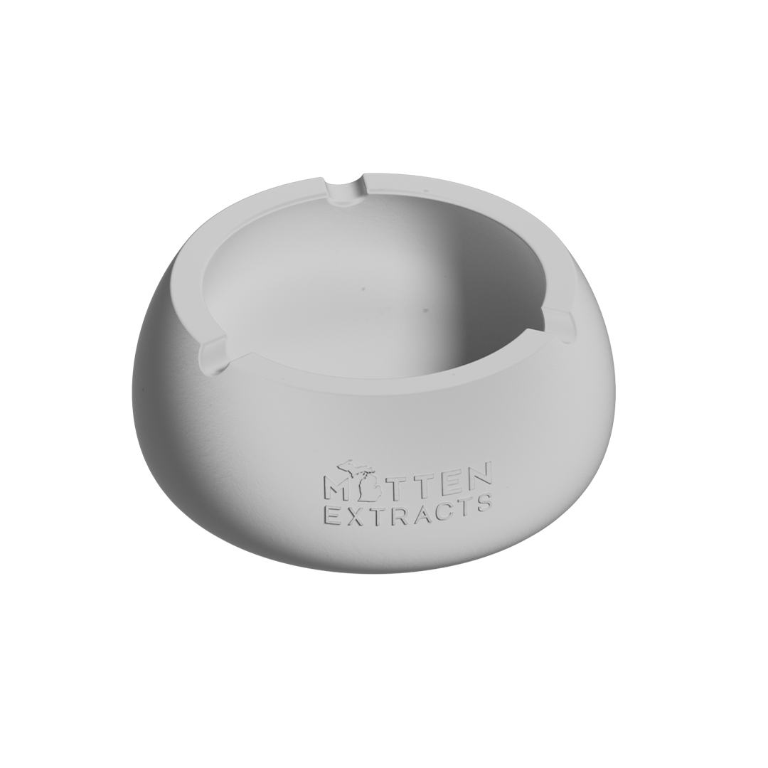 Classic Concrete Ashtray White