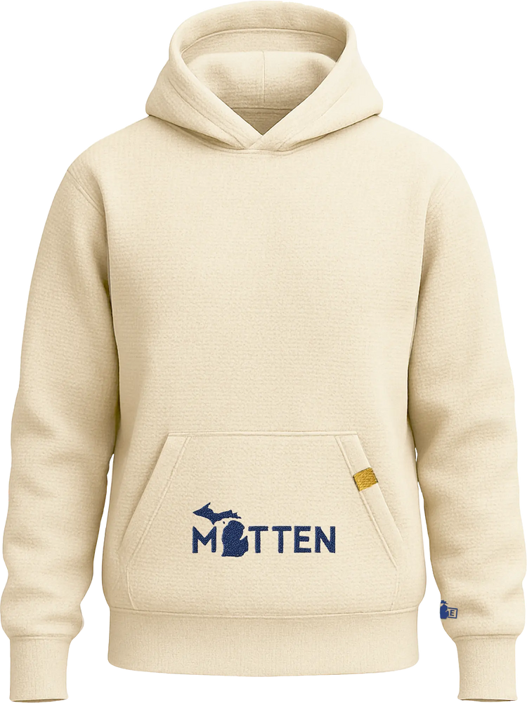 Classic 3 Waffle Hoodie Cream