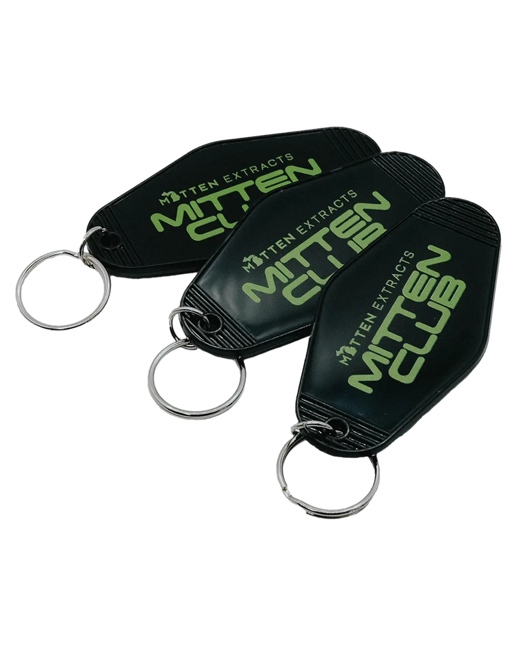 Mitten Club Black Keychain
