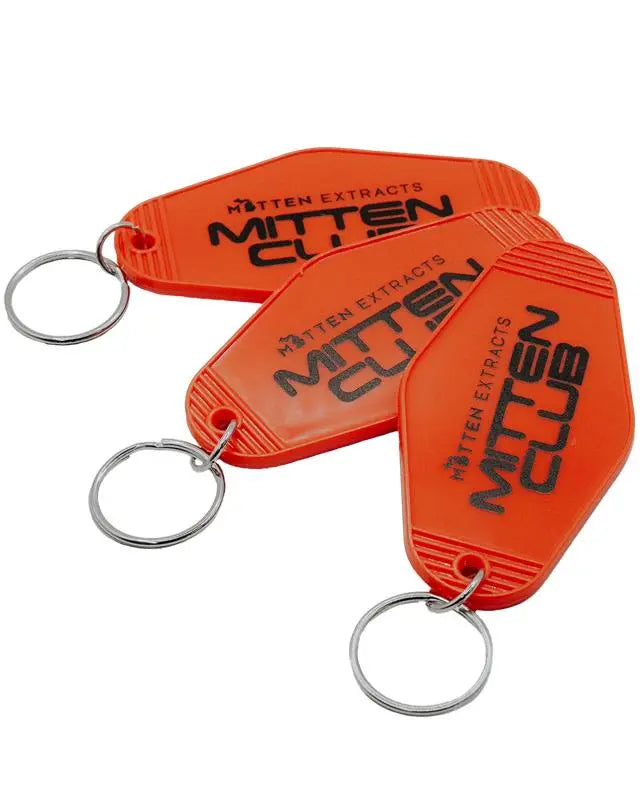 Mitten Club Orange Keychain & ShopMitten